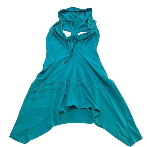 Lululemon Hooded T Back Tank Swim Beach Cover Up Dress L boho vacation - Picture 9 of 14